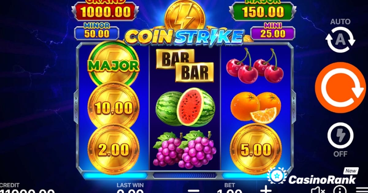 Playson Debuts Electrifying Experience with Coin Strike: Hold and Win